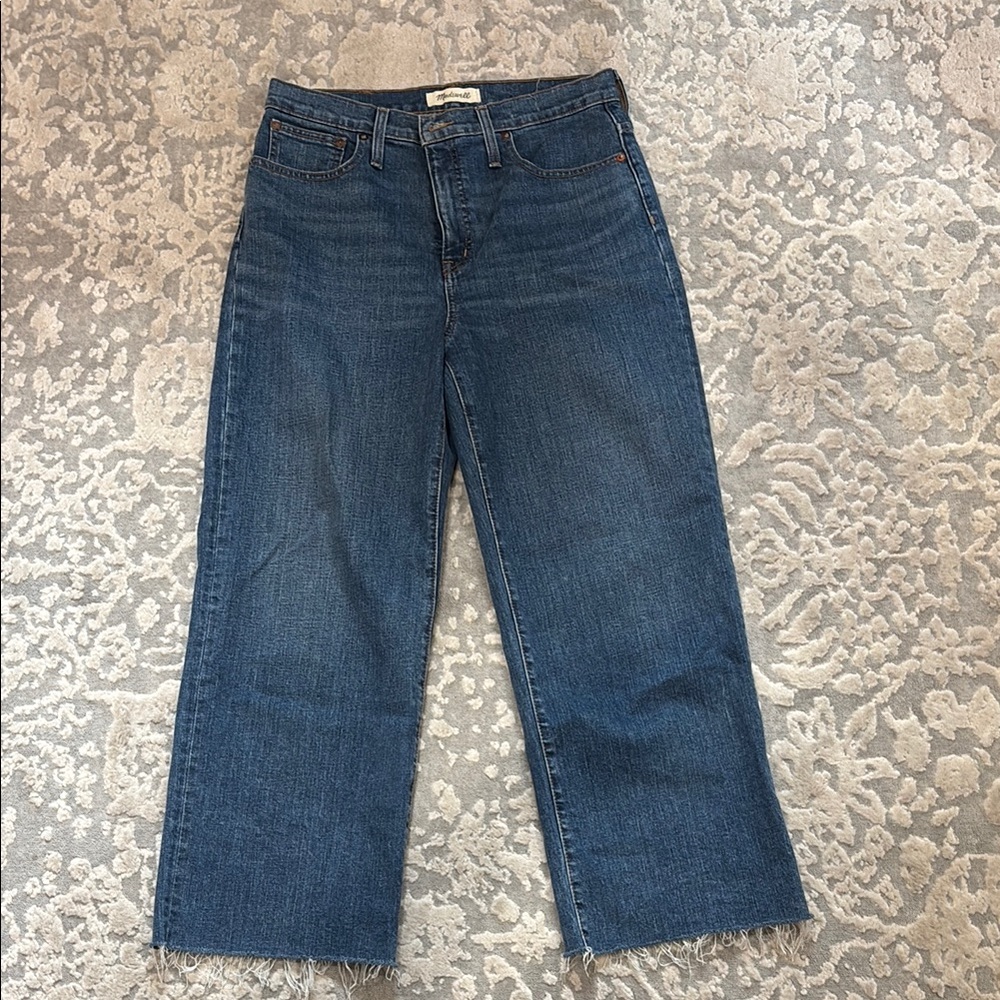 Madewell Women's slim wide leg crop